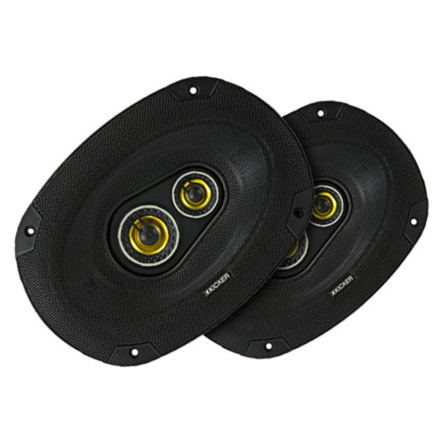 Kicker CS-Series CSC693 6x9" 450W Peak Power 3-Way Speakers 4-Ohm - 46CSC6934 Kicker CS-Series CSC693 6x9" 450W Peak Power 3-Way Speakers 4-Ohm - 46CSC6934