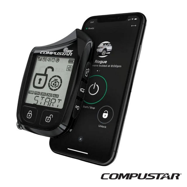 Compustar (RS6) 2-Way RFX Remote Start System with LTE Module -Standard Installation Included