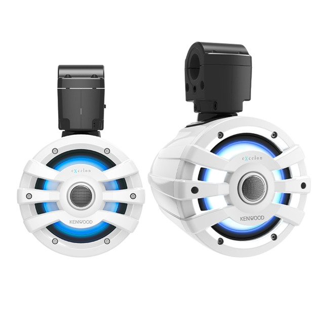 Kenwood eXcelon XM65TWL 6.5" 75W RMS 4 Ohm 2-Way Coaxial Tower Speakers (White)