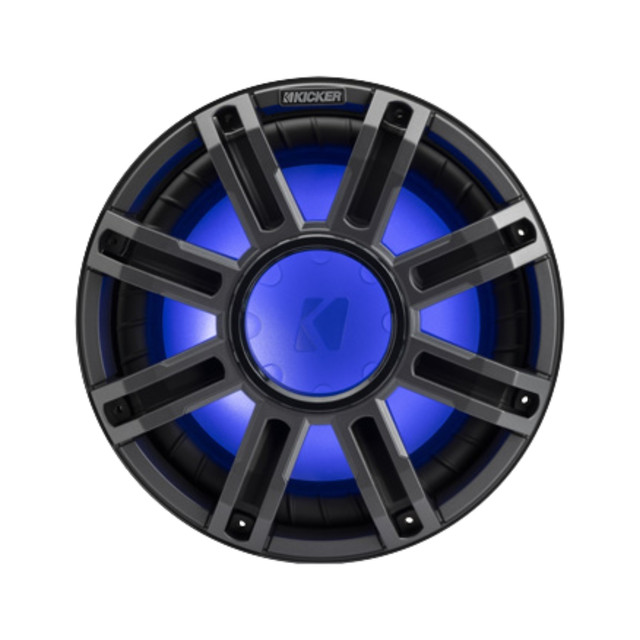 Kicker 51MWE122 12" Single Voice Coil 2-Ohm 450W RMS Marine Component Free-Air Subwoofer