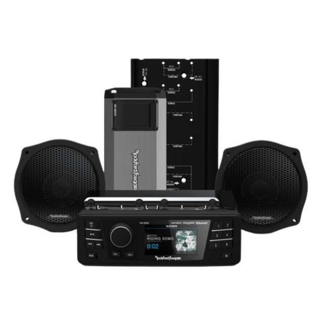Rockford Fosgate HD9813SG-STG2 PMX Stage 2 Kit For 98-13 Harley Street & Electra