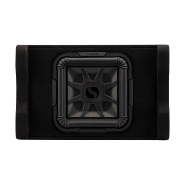 Kicker 53PL7TDF12 600 Watts RMS Powered Down-Firing 12" Subwoofer Enclosure