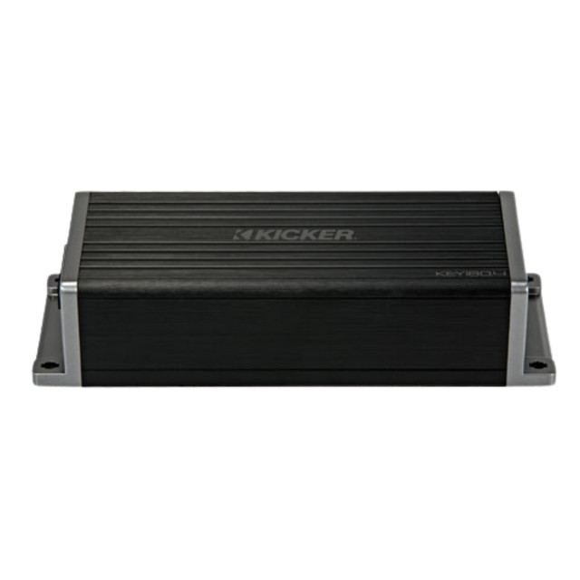 Kicker 53KEY2004 Smart 200 Watts 4-Channel Amplifier with Auto-EQ/Processor