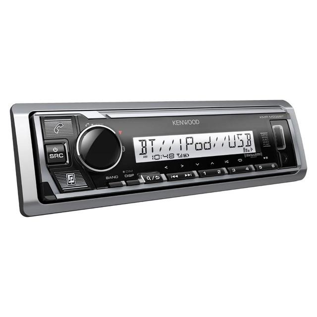 Kenwood KMR-M332BT Marine Digital Media Receiver (Does Not Play CDs) & Bluetooth
