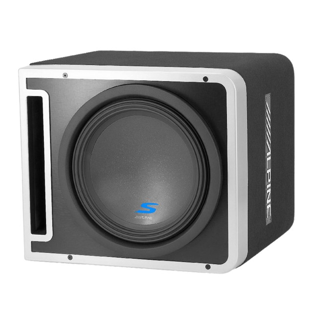 Alpine Halo S-Series S2-SB10V 10" Preloaded Subwoofer Enclosure & 600W RMS Power Alpine Halo S-Series S2-SB10V 10" Preloaded Subwoofer Enclosure & 600W RMS Power