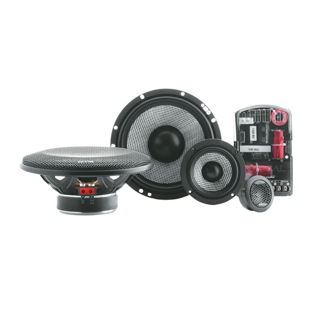 Focal 165 AS3 6.5" 80 Watts RMS Power 3-Way Component Car Audio & Video Speaker System Focal 165 AS3 6.5" 80 Watts RMS Power 3-Way Component Car Audio & Video Speaker System