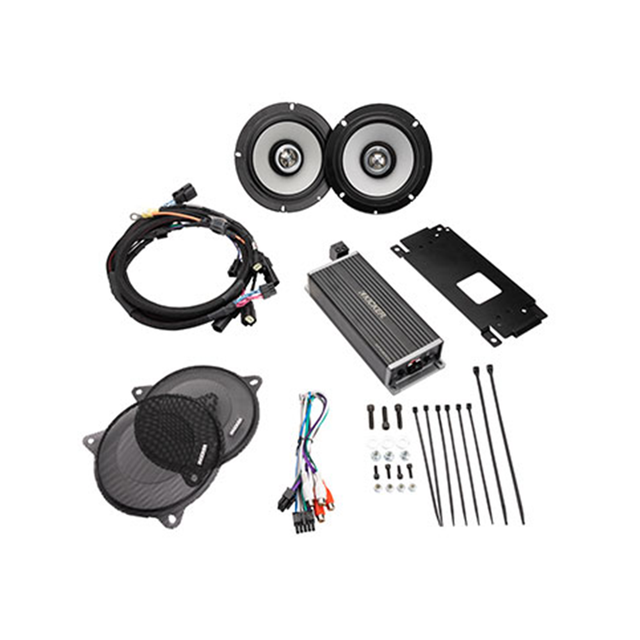Kicker 50HDS144 6.5" Speaker & Amp Kit  for 2014-up H-D Electra & Ultra Glide