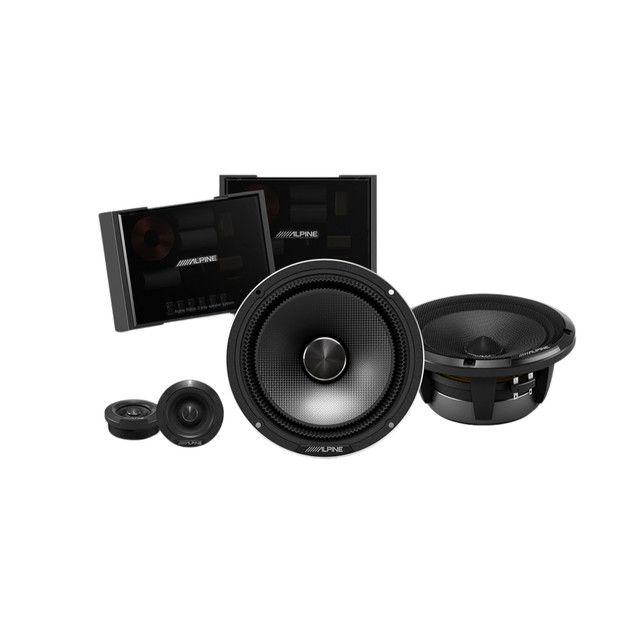 Alpine Status HDZ-65CS Hi-Res 6.5" 2-Way Slim-fit Component Speaker Set Alpine Status HDZ-65CS Hi-Res 6.5" 2-Way Slim-fit Component Speaker Set
