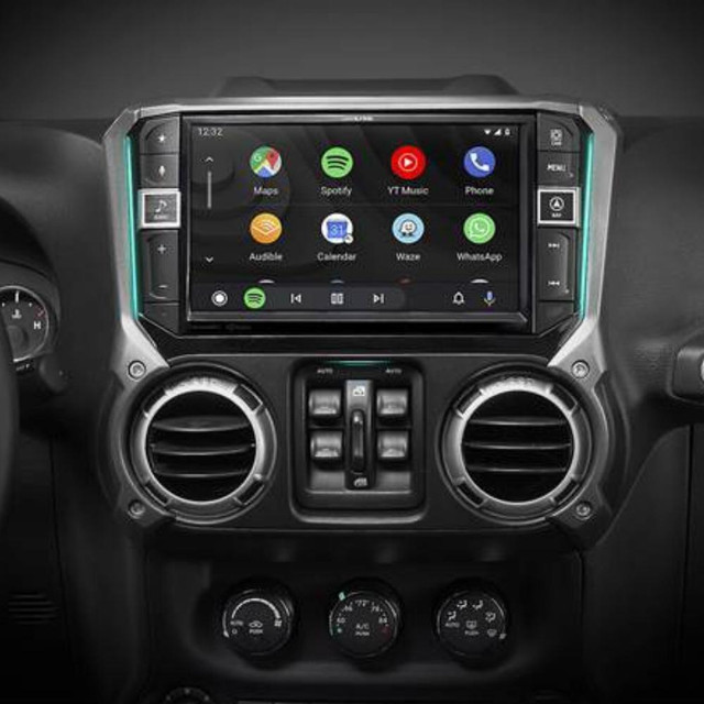 Alpine I509-WRA-JK 9" Custom-Fit Multimedia Receiver For 11-18 Jeep Wrangler JK