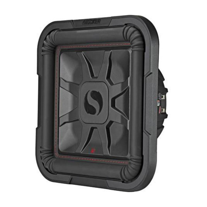 Kicker 46L7T124 Solo-Baric Shallow-Mount Dual 12 Inch 4-Ohm Component Subwoofer