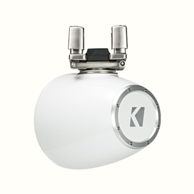 Kicker 44KMTC94W Marine Wakeboard 9 Inch 600 Watts LED Lighting Tower Speakers