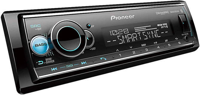 Pioneer MVH-S522BS Single-DIN Audio Media with Built-in Bluetooth Pioneer MVH-S522BS Single-DIN Audio Media with Built-in Bluetooth