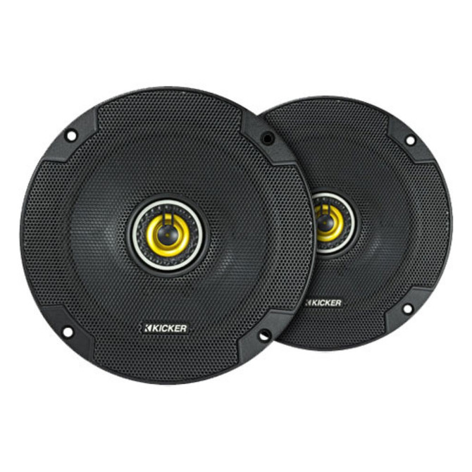 Kicker CSC65 CS-Series 6.5" 2-way Coaxial Speakers 4-Ohm - 46CSC654