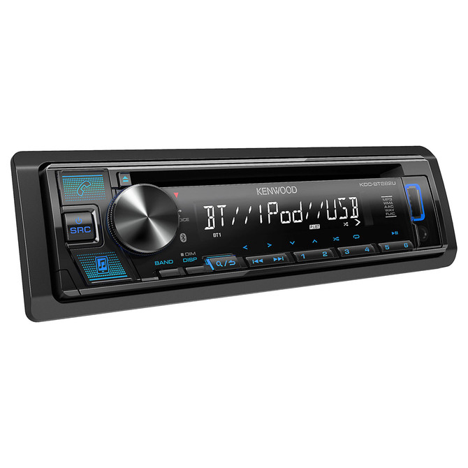 Kenwood KDC-BT282U CD with Bluetooth & 204 Segment 1 Line Text Display