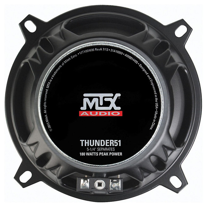 MTX Thunder51 Thunder Series 5-1/4" 2-way Component Speaker System