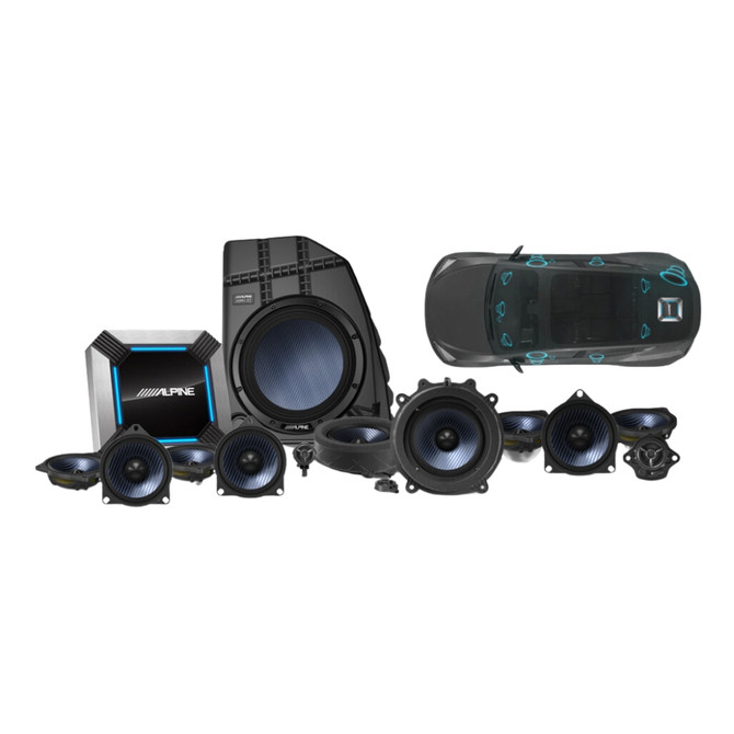Alpine PSS-TSLA-21Y 13-Speaker Sound System Upgrade for 2020-2021 Tesla Model Y