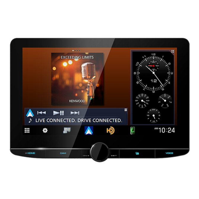 Kenwood DAX1050XR 10.1" Multimedia w/ CarPlay, Android Auto & Bluetooth