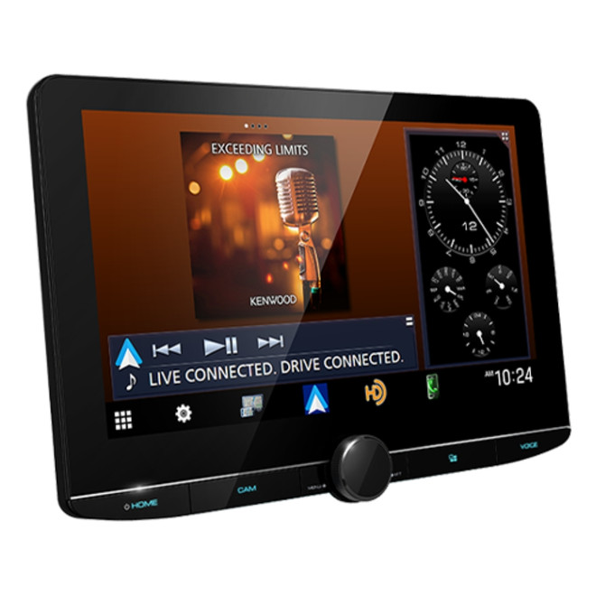 Kenwood DMX1058XR 10.1" Multimedia w/ Wireless CarPlay & Android Auto