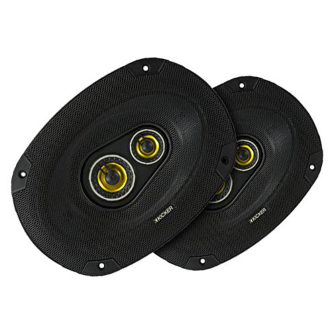 Kicker CS-Series CSC693 6x9" 450W Peak Power 3-Way Speakers 4-Ohm - 46CSC6934