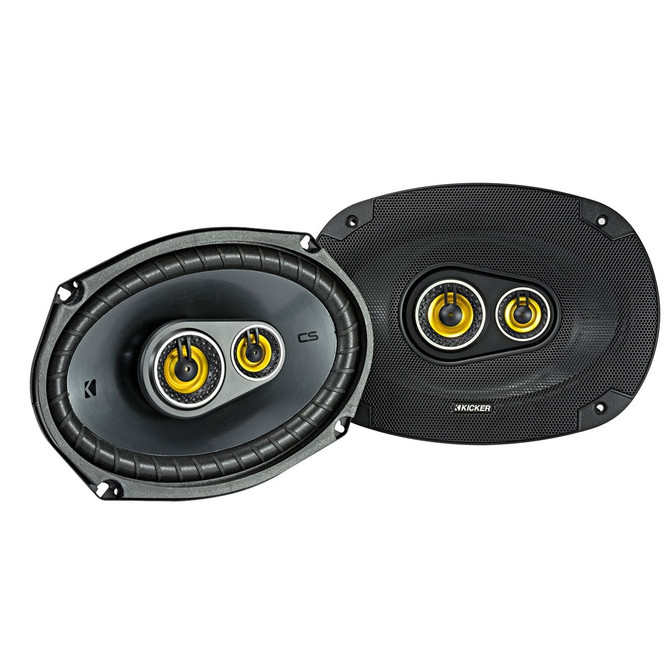 Kicker CS-Series CSC693 6x9" 450W Peak Power 3-Way Speakers 4-Ohm - 46CSC6934