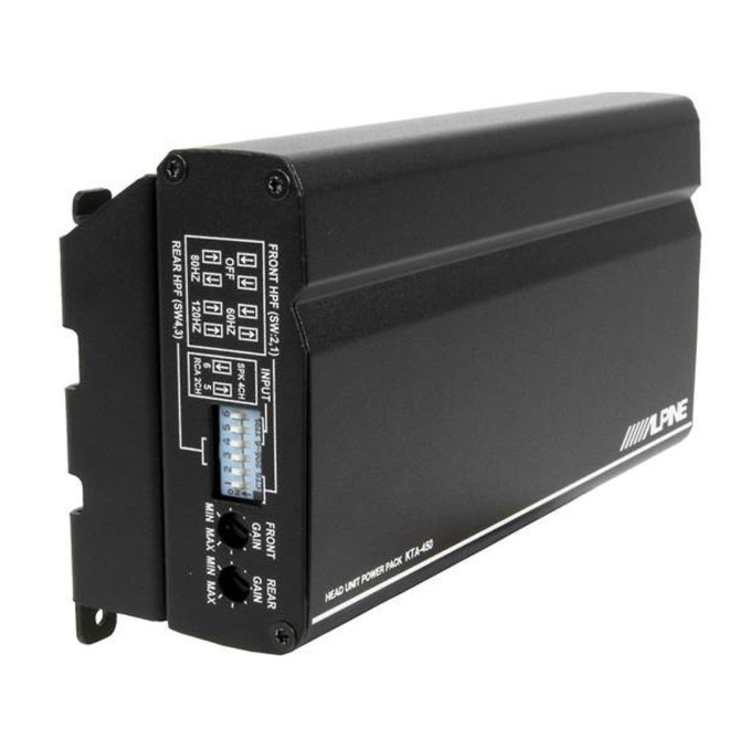 Alpine KTA-450 4-Channel Power Pack Head-Unit Amp
