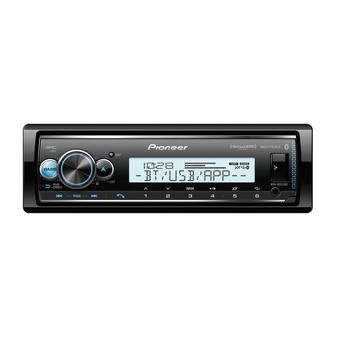 Pioneer MVH-MS512BS Marine Audio Digital Media Receiver with Built-In Bluetooth