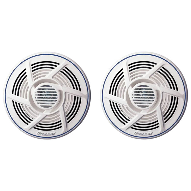 Pioneer TS-MR1600 6-1/2" 2-Way 100W Max Power Dual Cone Marine Coaxial Speakers