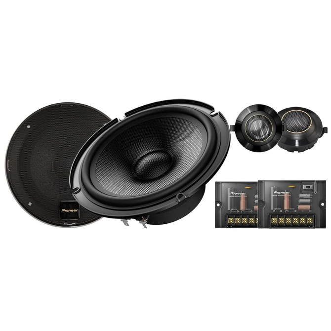Pioneer TS-Z65CH Z-Series 6.5" 2-Way 330W Max Power Component Speaker System