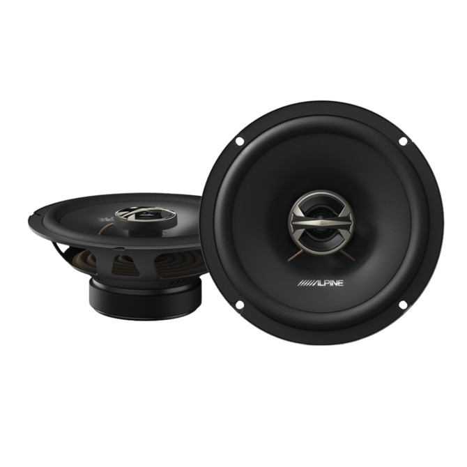 Alpine EL-E65 E-Series 6-1/2" 160 Watts Peak Power 4-Ohm 2-way Coaxial Speakers