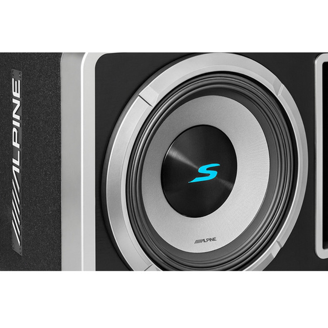 Alpine Halo S-Series S2-SB12V 12" Linkable Ported Subwoofer Enclosure & 600W RMS