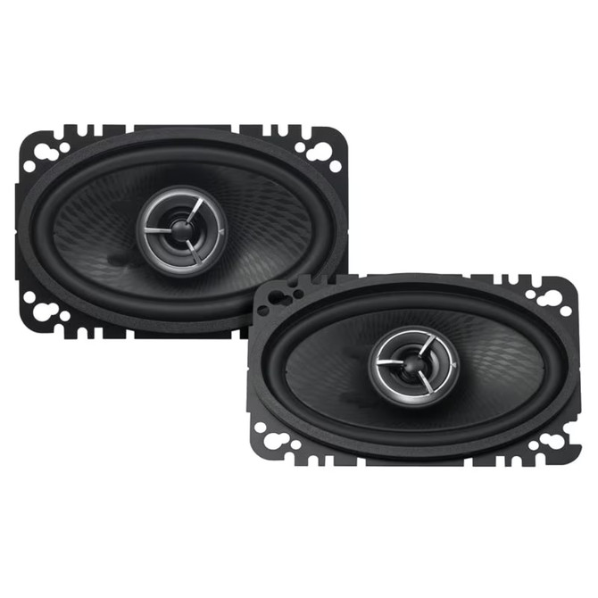 Kenwood eXcelon KFC-X463C Car Audio & Video Speakers 100W Custom Fit 4"x6" 2-Way