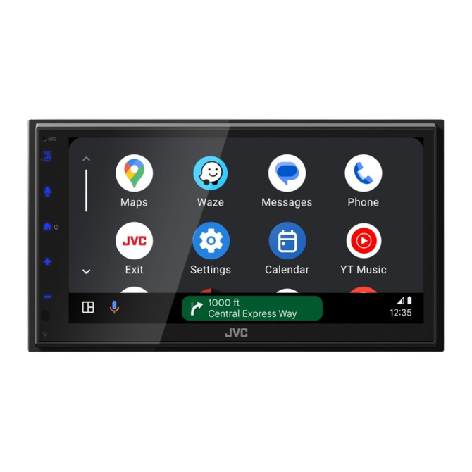 JVC KW-M590BT 6.8" 1-DIN/2-DIN Multimedia with CarPlay and Android Auto