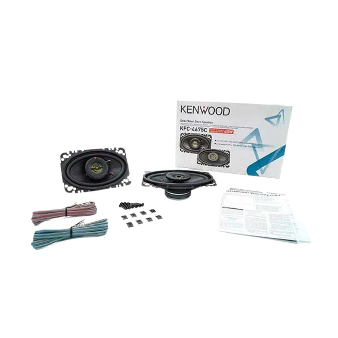 Kenwood KFC-4675C Car Audio & Video Speakers 4"x6" 60W 2-Way