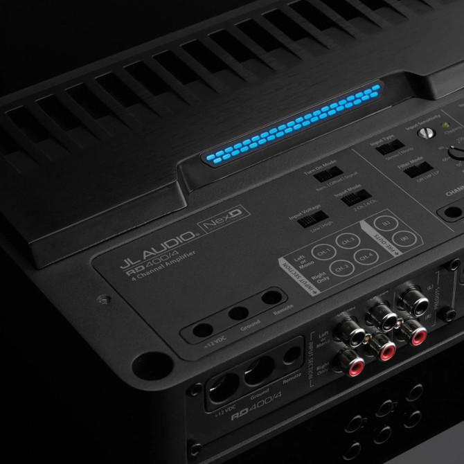 JL Audio RD400/4 Car Amplifier 4 Channel Class D Full-Range 400W