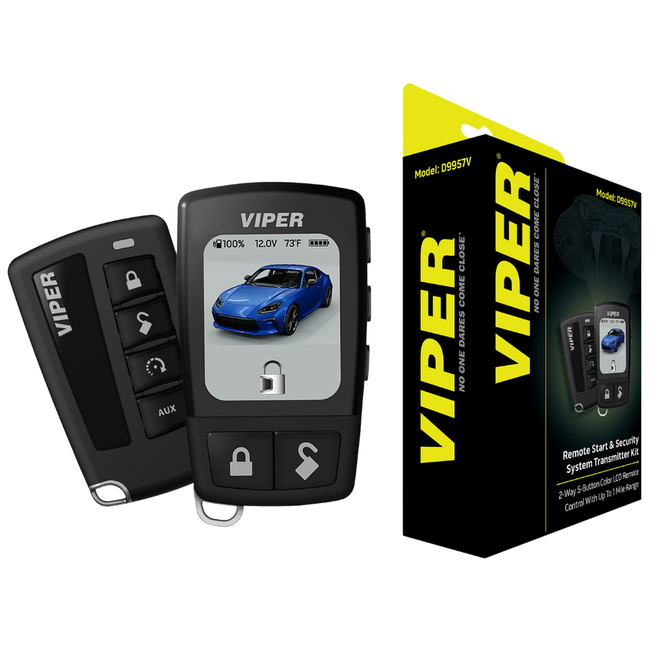 Viper (RS3) D9957V 2-Way, LCD Remote Start System with Bypass (4706V) -Standard Installation Included