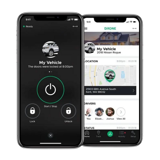 Compustar (RS6) 2-Way RFX Remote Start System with LTE Module -Standard Installation Included
