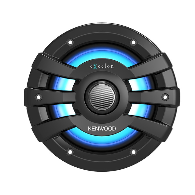 Kenwood eXcelon XM65BL 6.5" 75W RMS 4 Ohm IPX6 2-Way Coaxial Speakers (Black)