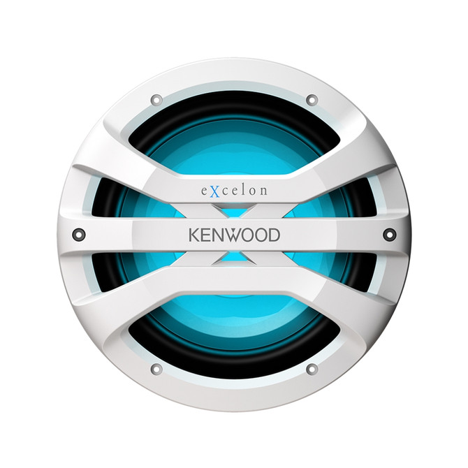 Kenwood Excelon XM1041WL 10" 1300W Motorsports Subwoofer w/ Illumination (White)