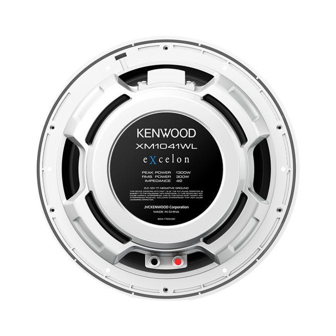 Kenwood Excelon XM1041WL 10" 1300W Motorsports Subwoofer w/ Illumination (White)