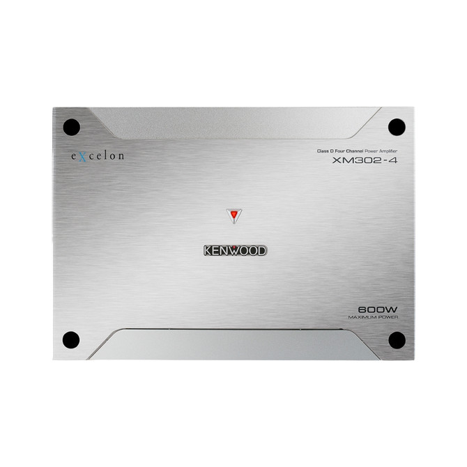Kenwood Excelon XM302-4 Class D 300W RMS 4-Channel Powersports/Marine Amplifier