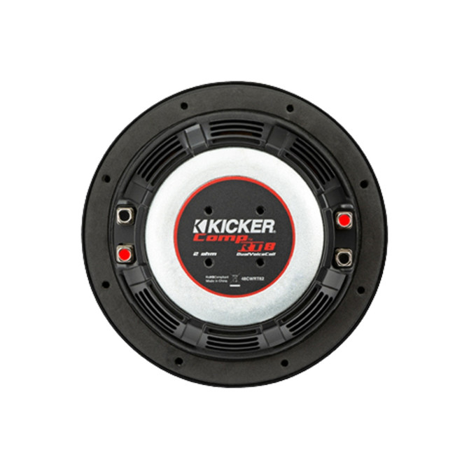 Kicker 48CWRT84 CompRT Series 8-Inch Subwoofer with Pair of 4-Ohm Voice Coils Kicker 48CWRT84 CompRT Series 8-Inch Subwoofer with Pair of 4-Ohm Voice Coils