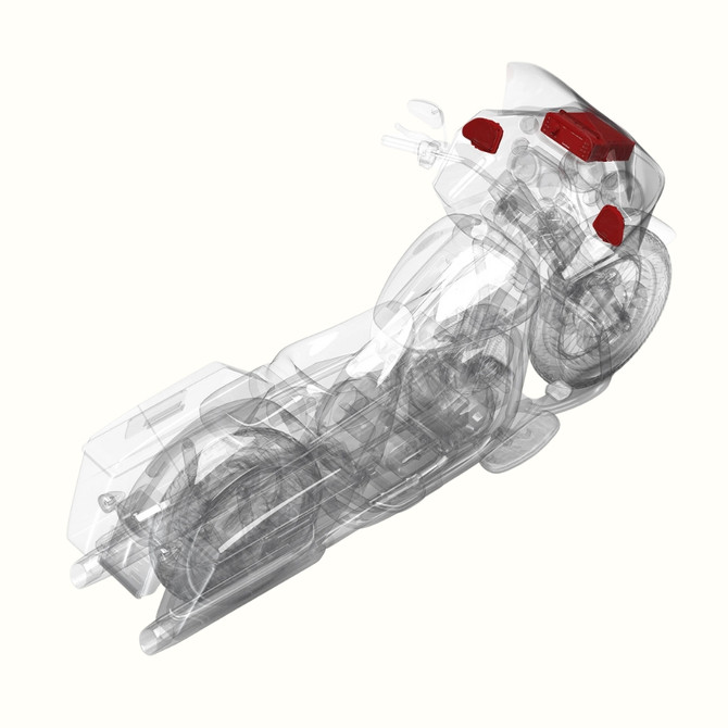 Rockford Fosgate HD9813RG-STAGE1 Source Unit and 2-Speaker Kit for HD Road Glide