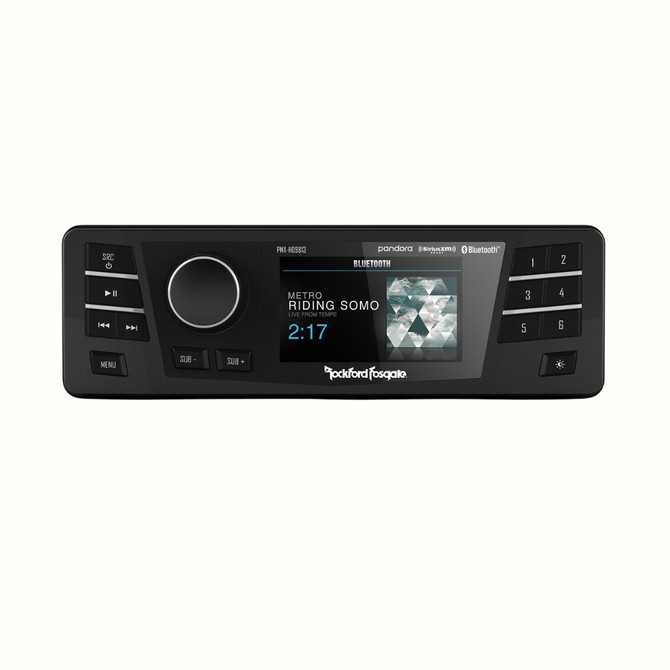 Rockford Fosgate HD9813RG-STAGE1 Source Unit and 2-Speaker Kit for HD Road Glide