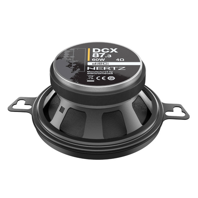 Hertz DCX 87.3 Dieci Series 3.5" 30 Watts RMS 2-Way Car Audio Coaxial Speakers