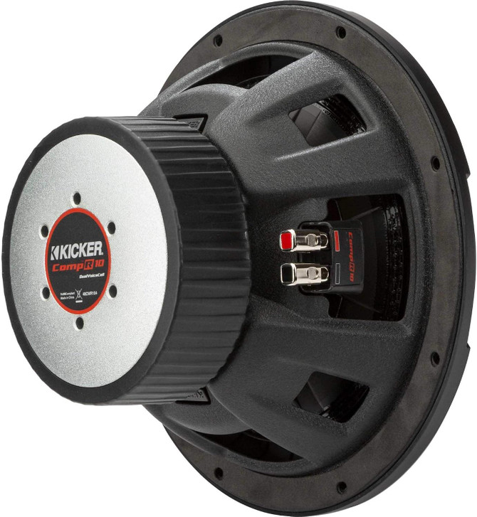 Kicker 48CWR102 CompR Series  10" Dual 2-Ohm Car Subwoofer w/ 800W Peak Power