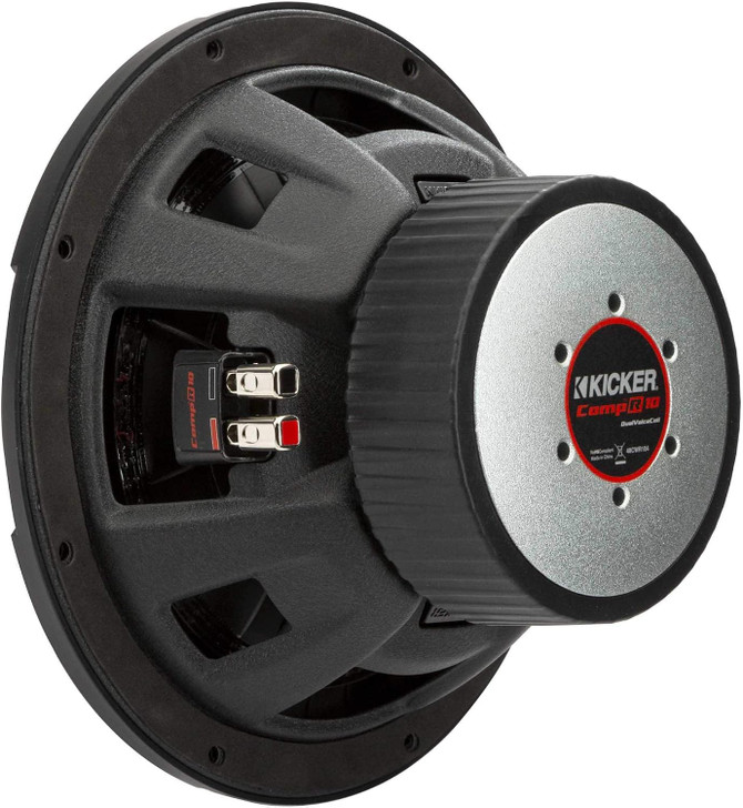 Kicker 48CWR102 CompR Series  10" Dual 2-Ohm Car Subwoofer w/ 800W Peak Power