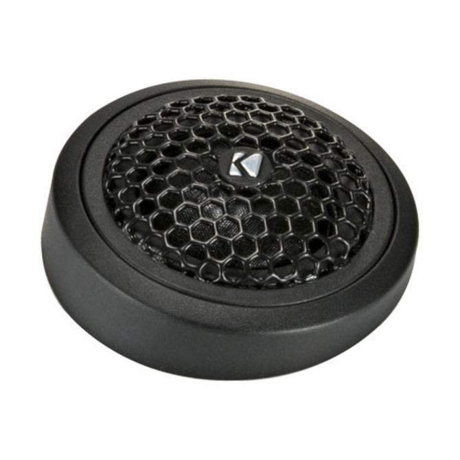 Kicker 51KST2004 KS Series 3/4" 4Ω Silk Dome Tweeters w/ Inline 12dB Crossovers