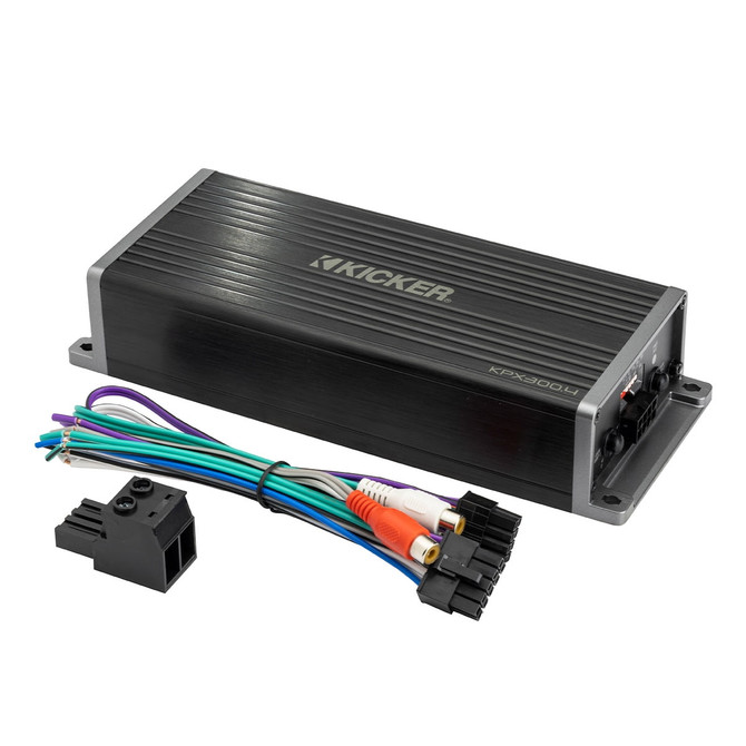 Kicker 51KPX3004 KPX Series 4-Channel Amplifier - 300W, Water Resistant Design