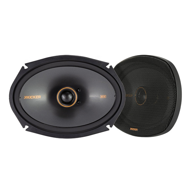 Kicker KS-Series 51KSC6904 6x9" 2-Way Coaxial Speakers with High Power Handling
