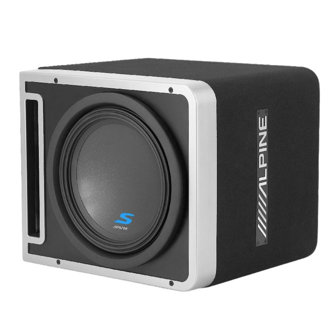 Alpine Halo S-Series S2-SB10V 10" Preloaded Subwoofer Enclosure & 600W RMS Power